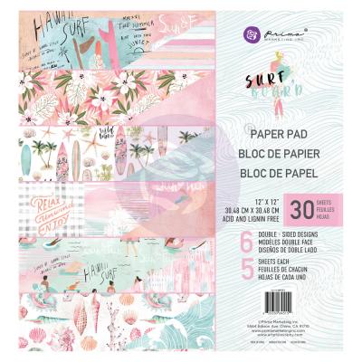 Prima Marketing Surfboard Designpapier - Paper Pad